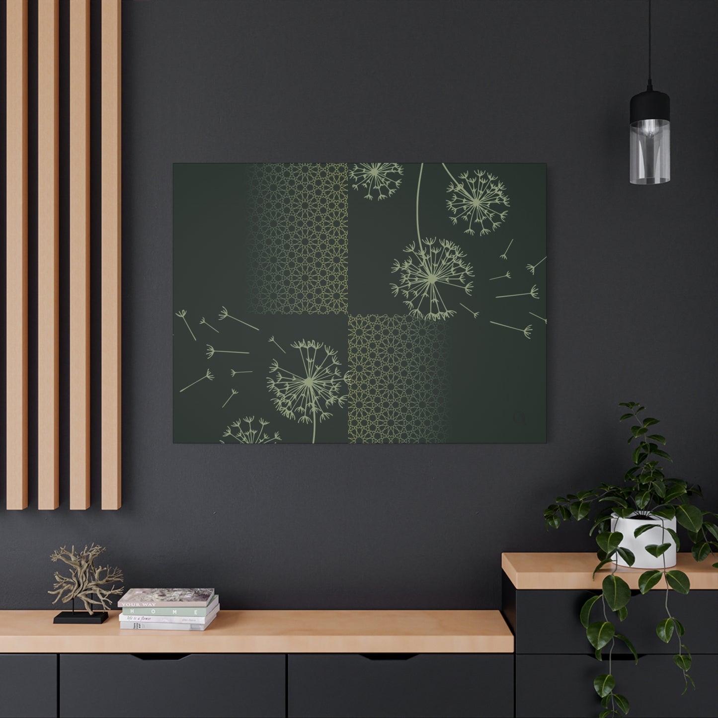 Colorful Green Nature's Recognition - Exclusive Canvas Art