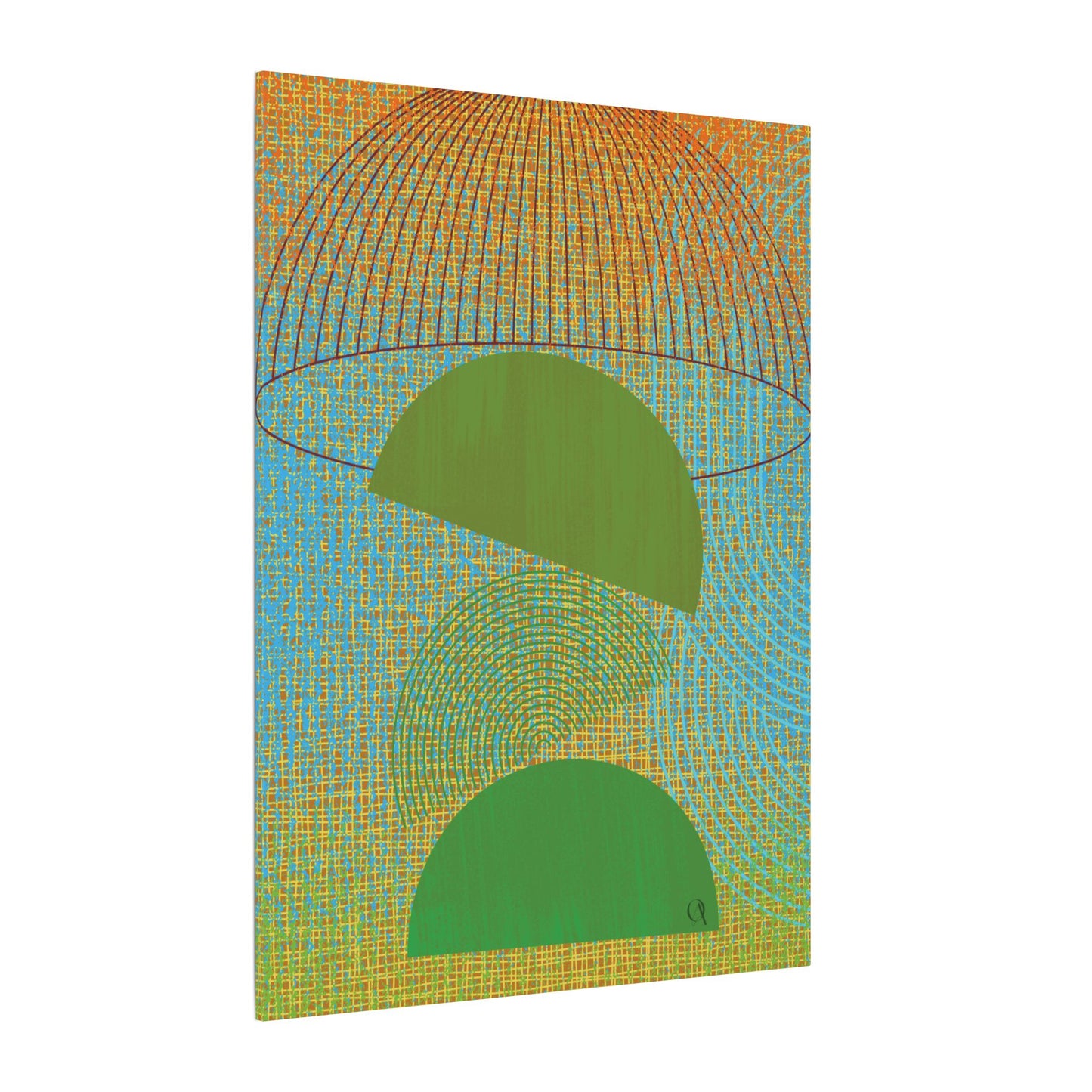 Canvas Art Print - Uruguay Fruits, Green