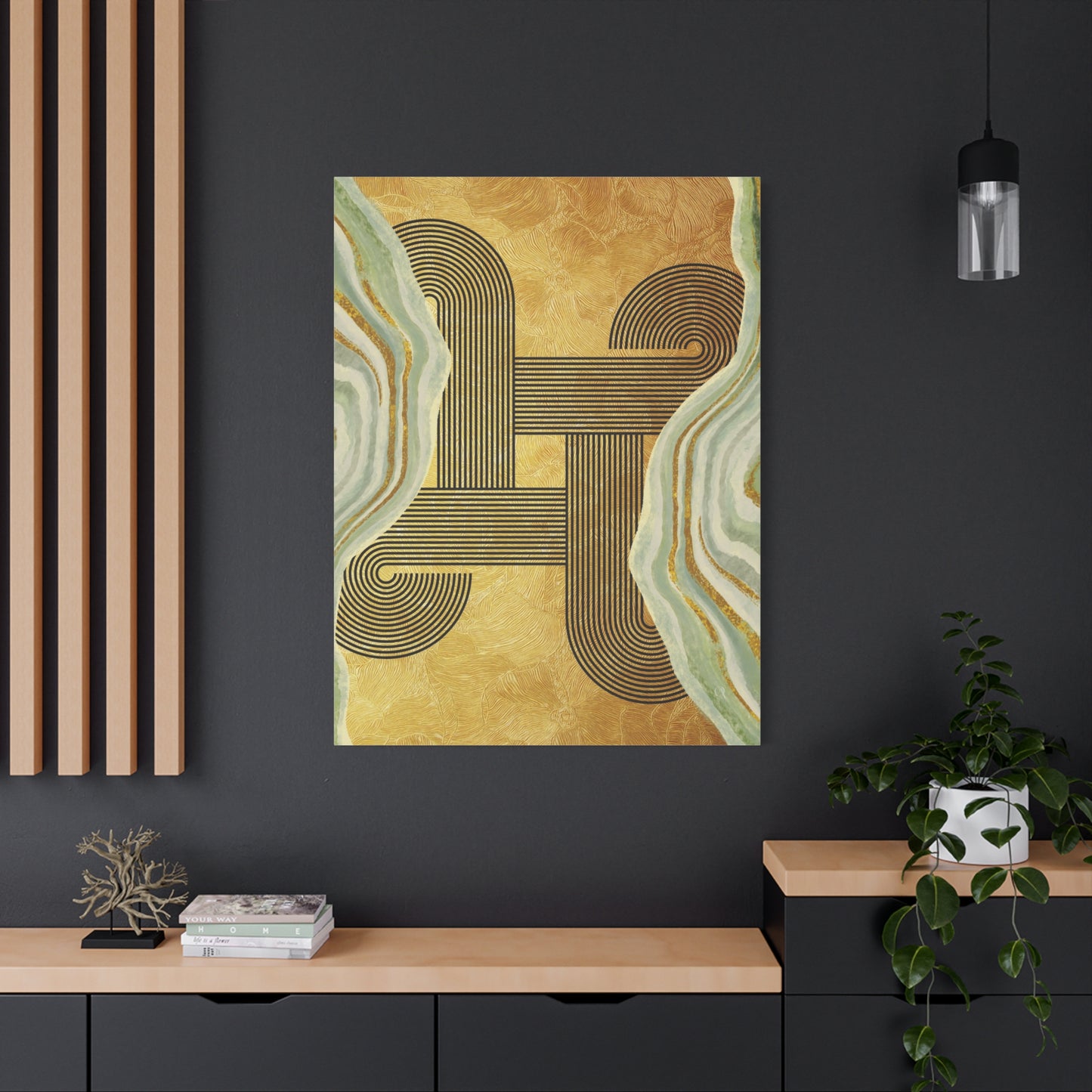 Of Thoughts and Feelings - Vertical Matte Canvas
