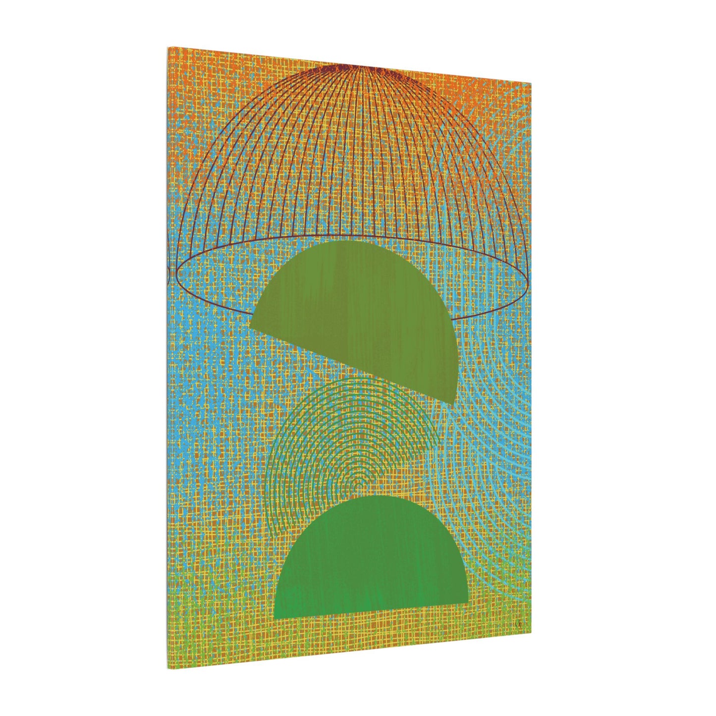 Canvas Art Print - Uruguay Fruits, Green