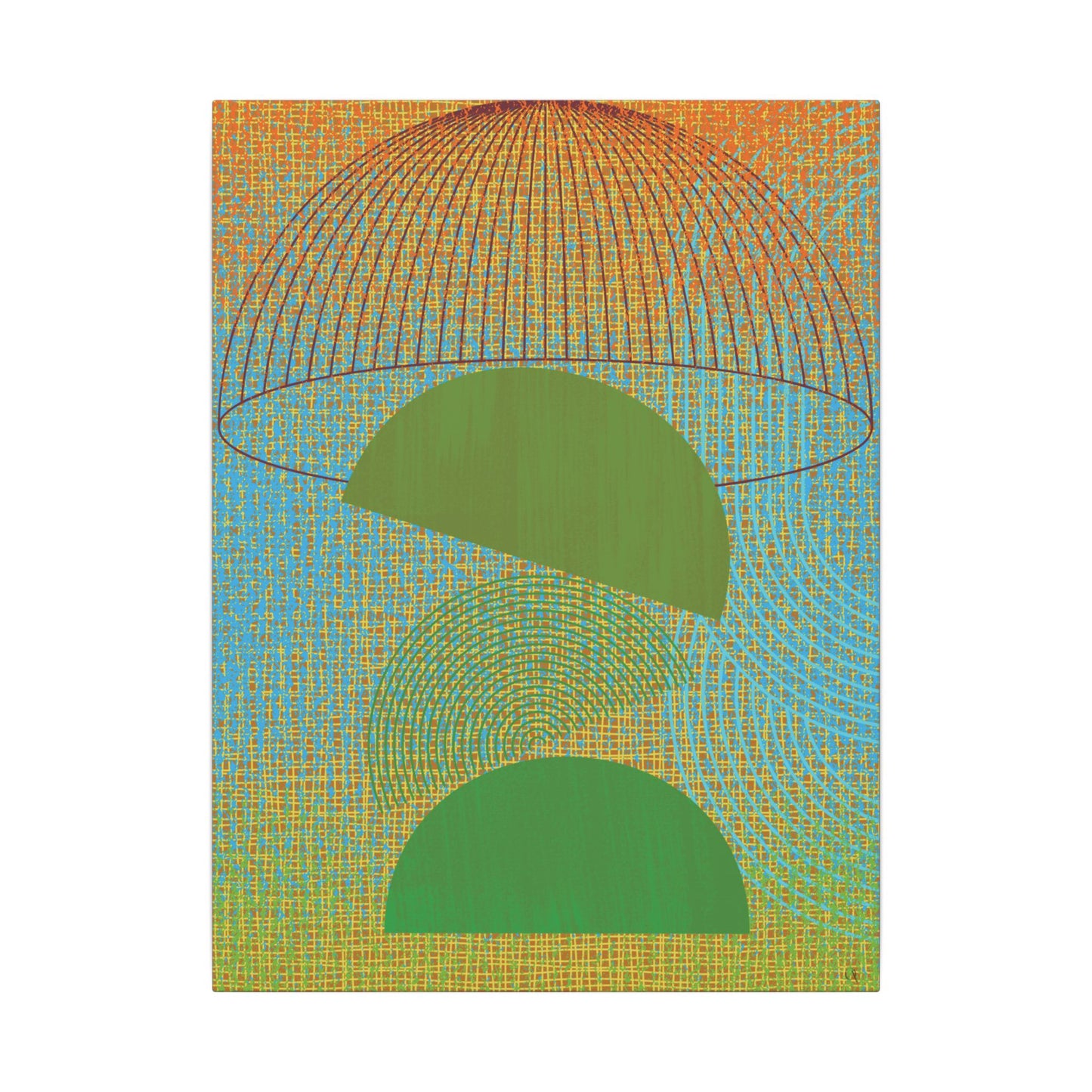 Canvas Art Print - Uruguay Fruits, Green