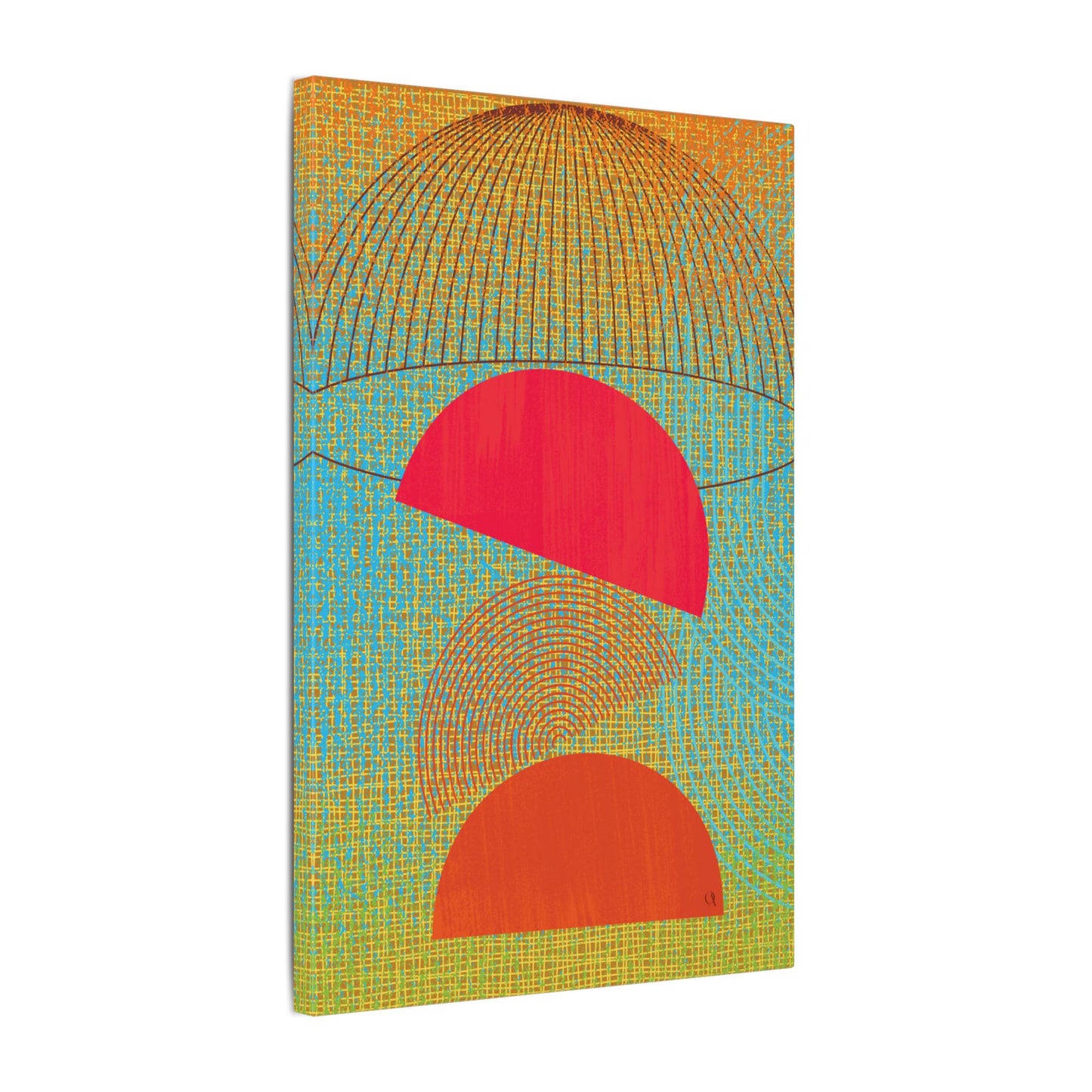 Canvas Art Print - Uruguay Fruits, Red