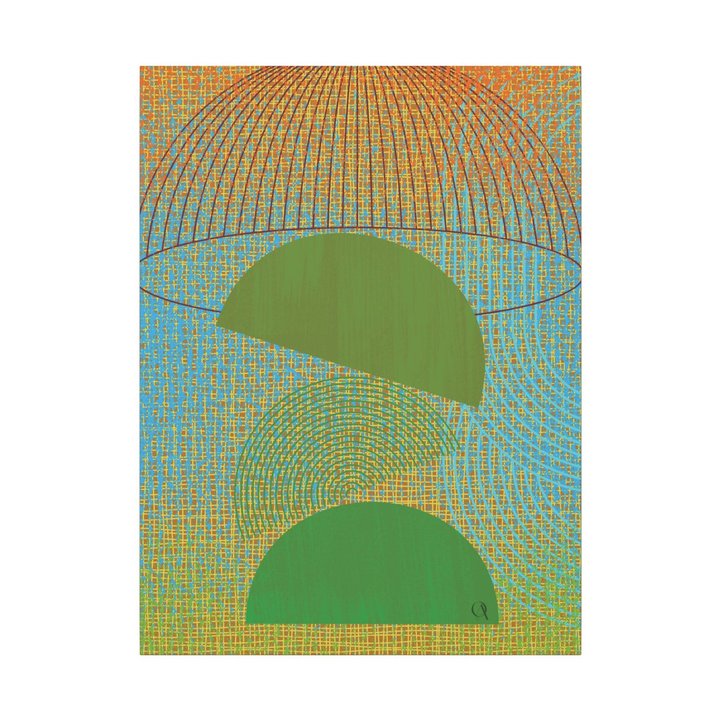 Canvas Art Print - Uruguay Fruits, Green