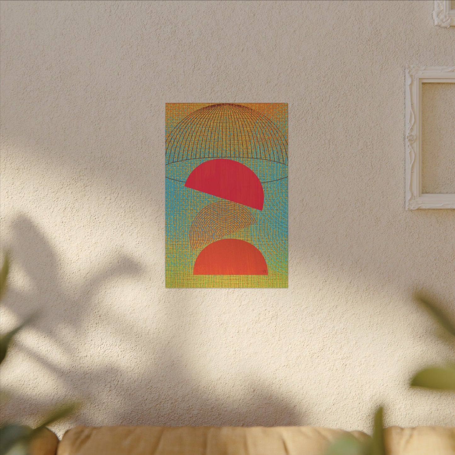 Canvas Art Print - Uruguay Fruits, Red