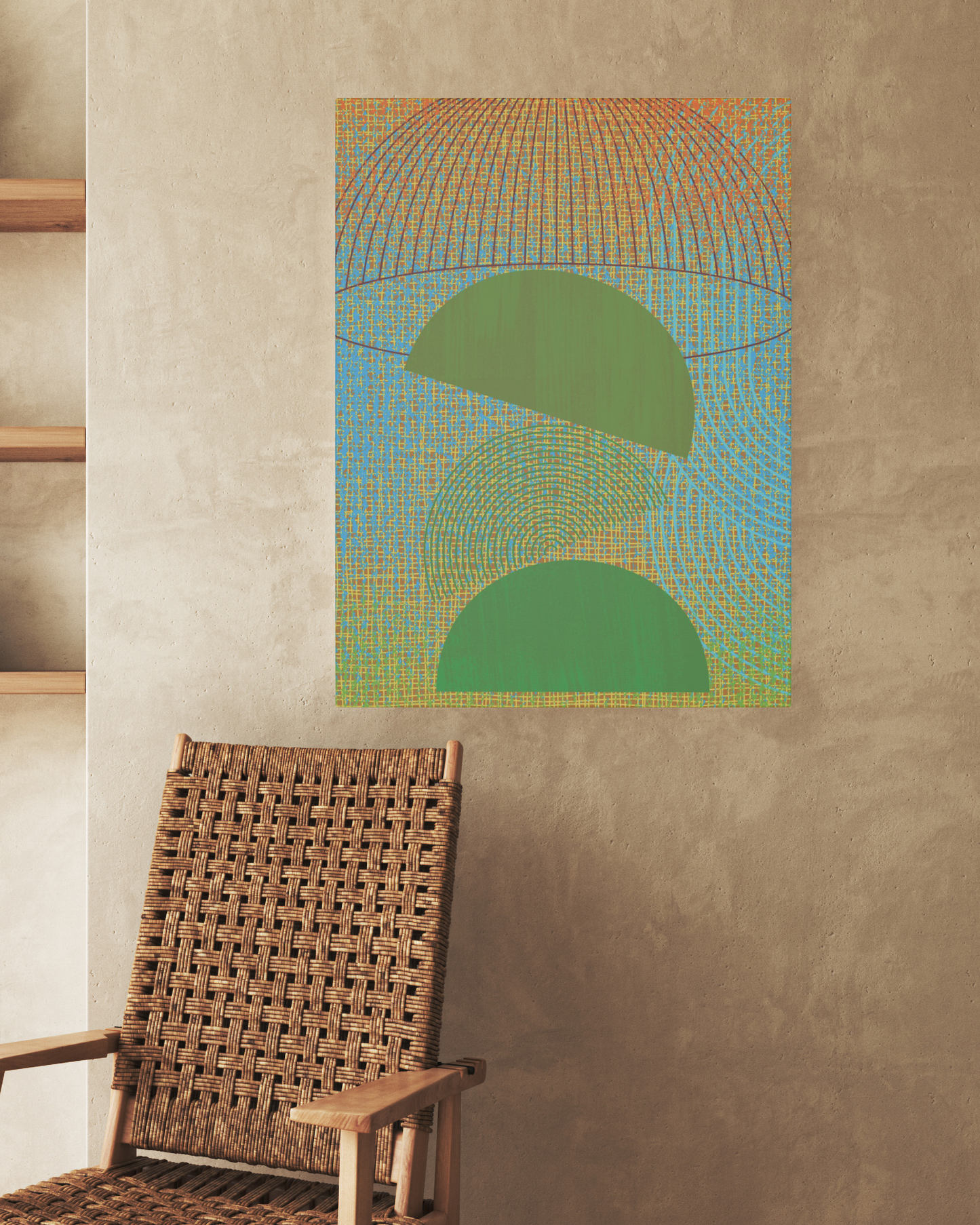 Canvas Art Print - Uruguay Fruits, Green