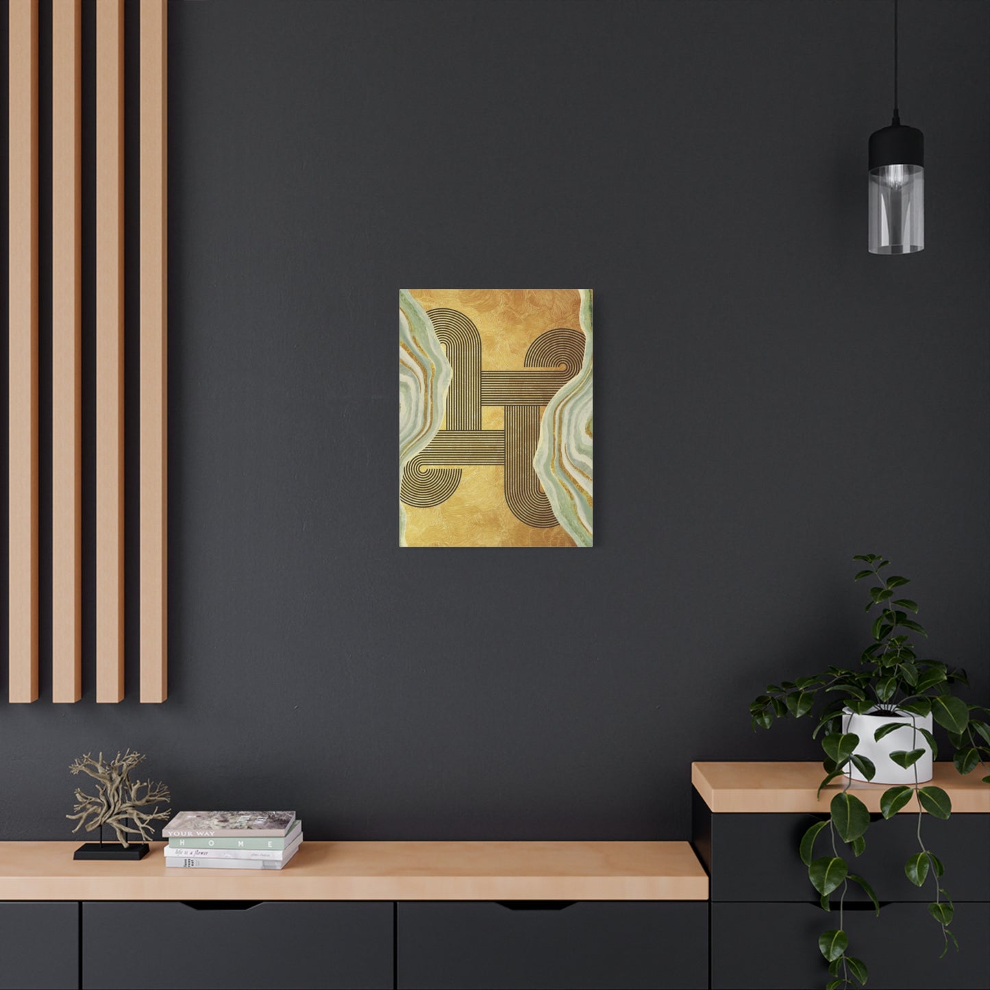 Of Thoughts and Feelings - Vertical Matte Canvas