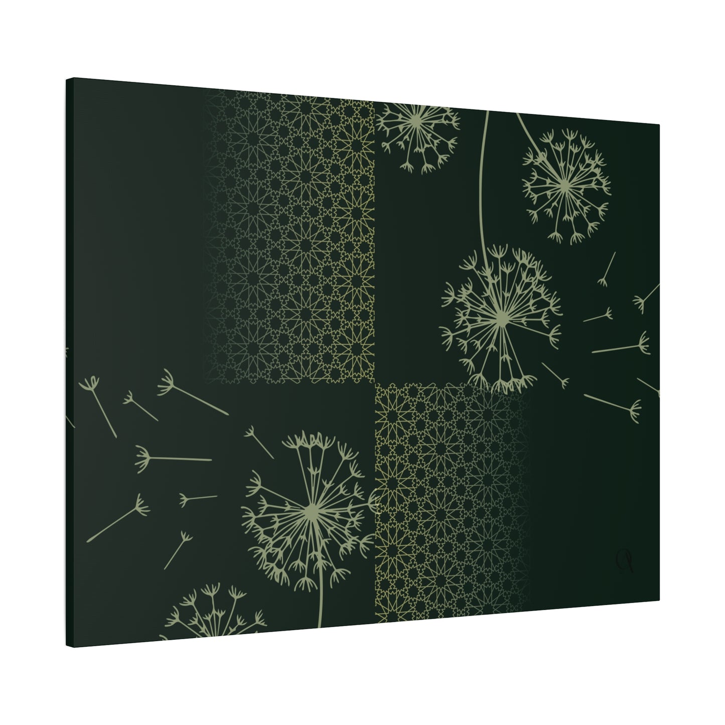 Colorful Green Nature's Recognition - Exclusive Canvas Art