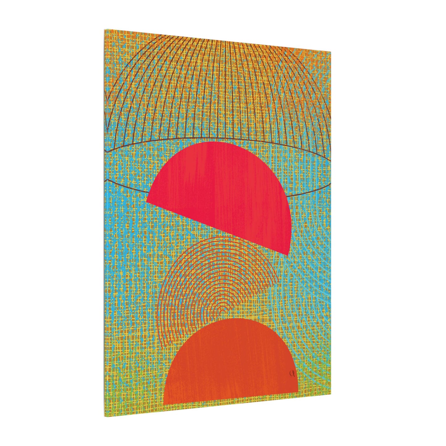 Canvas Art Print - Uruguay Fruits, Red