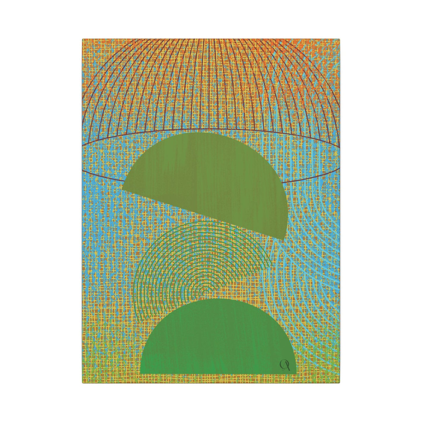 Canvas Art Print - Uruguay Fruits, Green