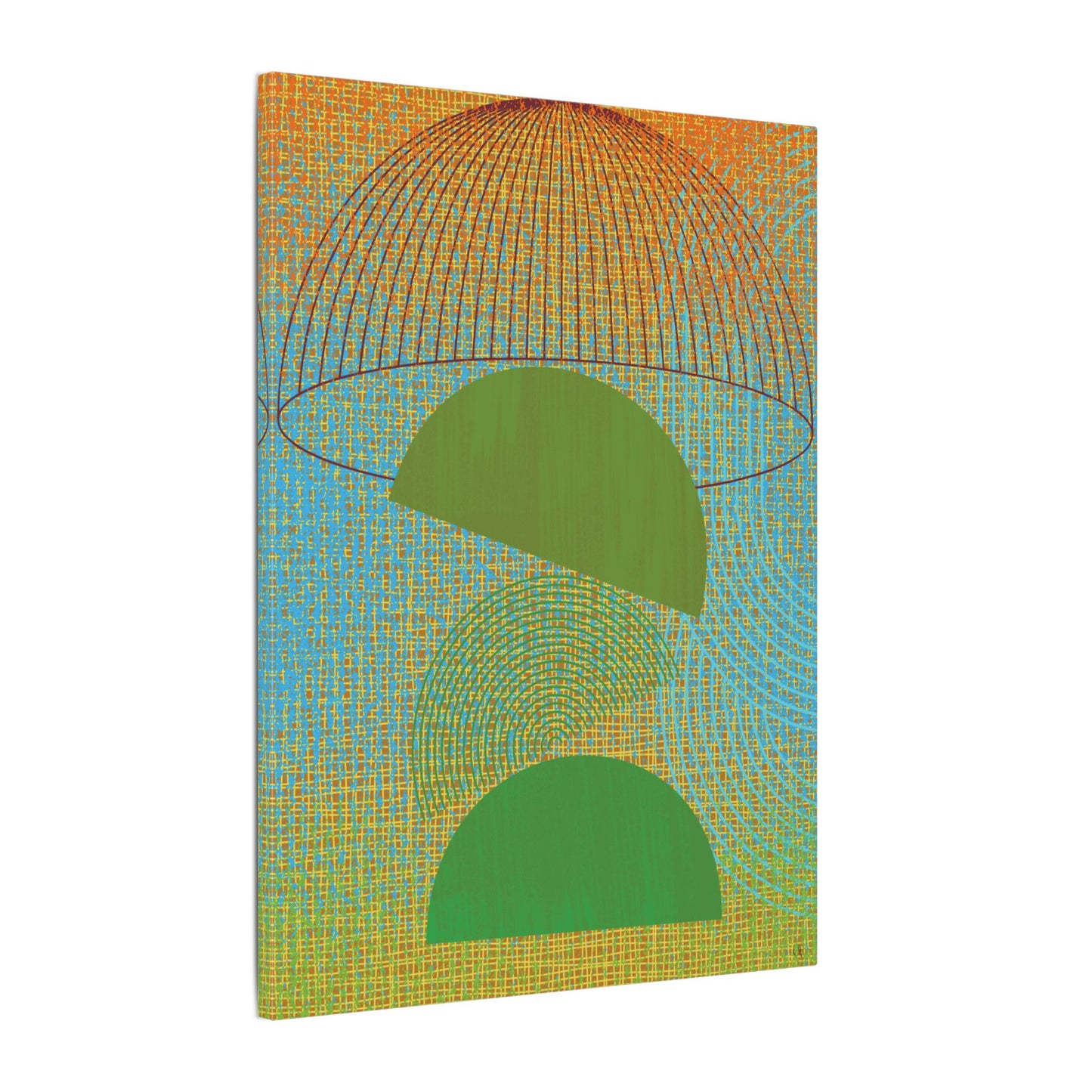 Canvas Art Print - Uruguay Fruits, Green